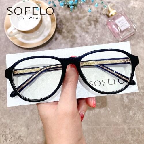 Korea Multifocal Progressive Glasses Women Optical Prescription Eyeglasses Female Clear Custom Bifocal Myopia Spectacles Brand