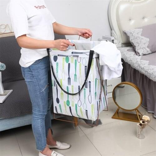 Laundry Basket 36*60cm Large Storage Toy Washing Dirty Clothes Sundries Box Organizer Bin Folding Waterproof Storage Basket