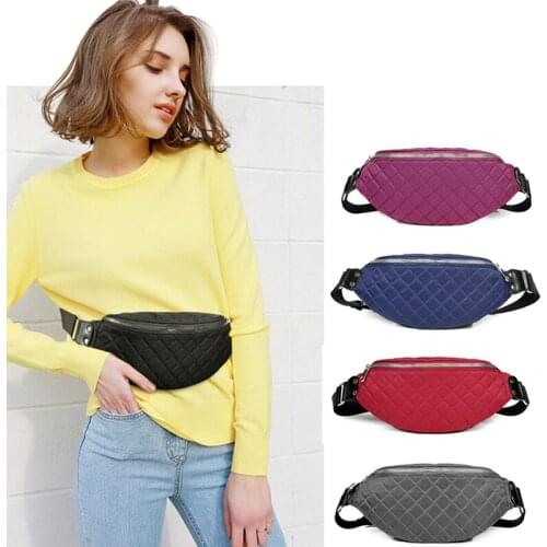 Fashion Hip Hop Style Retro Pocket Cool Girls Waist Bags For Women 2019 Original New Diamond Plaid Unisex Waist Bag