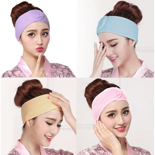 Soft Spa Bath Shower Face Washing Cosmetic Headband Makeup Hair Band Snood