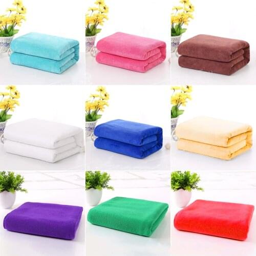 1PC 70x140cm Soft Microfibre Beach Bath Towel Swim Washcloth Lightweight Large Towel Sports Travel Accessories