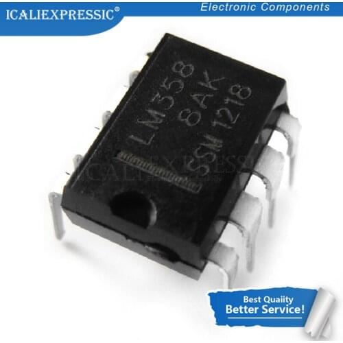 20PCS UA741 LM324 LM393 LM339 NE555 LM358 DIP LM358P LM358N LM324N LM339N LM393N LM393P NE555P UA741CN DIP-8 Amplifier Circuit