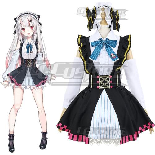 VTuber Hololive Nakiri Ayame Cosplay Costume Anime Pastel*Palettes Dresses Christmas Halloween Freeshipping CG1127CZH