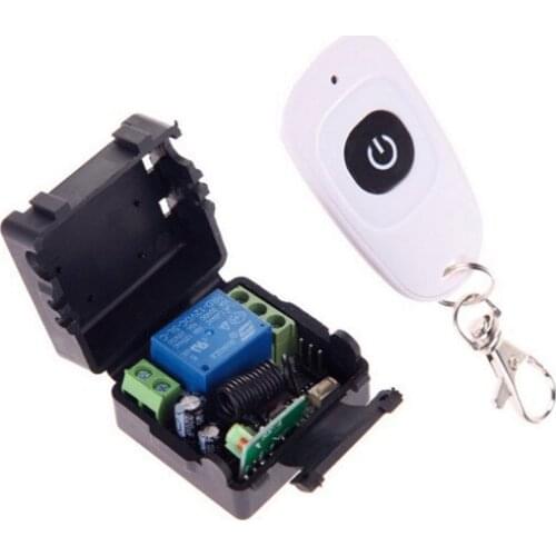 2016 High Quality DC 12 V RF10A 1 CH Wireless Mini Switch Relay Receiver Remote Controllers
