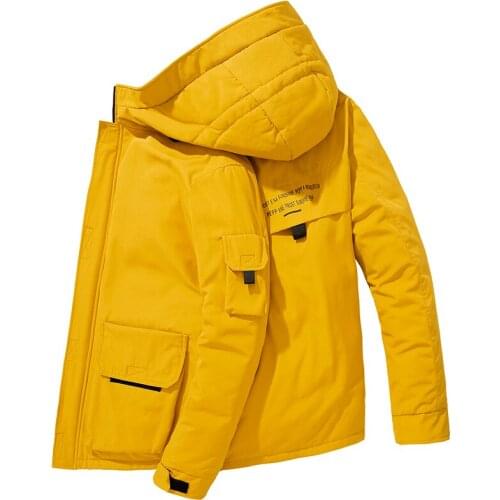 2020 High Quality Mens Winter Jacket Thick Snow Parka Overcoat White Duck Down Jacket Men Wind Breaker Brand Tace Down Coat