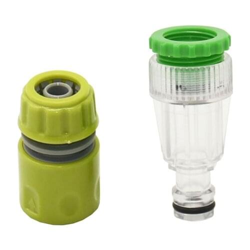 1/2" 3/4" Female thread to 5/8" Quick Connector washing machine water gun adapter for 16mm Garden hose Connector Adapter 1set