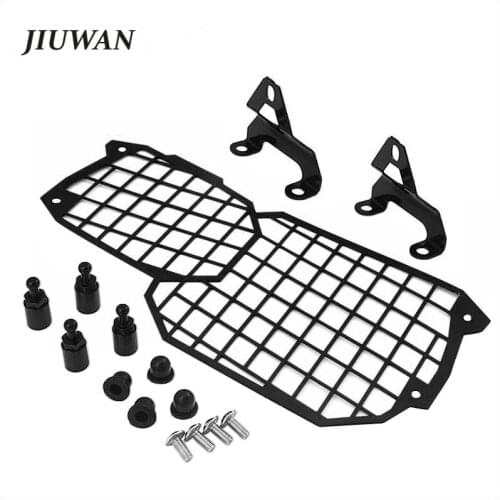 For BMW F650/700/800GS Adventure 2008-2017 1 Set Motorcycle Front Headlight Protector Cover Metal Stainless Steel Frame Cover