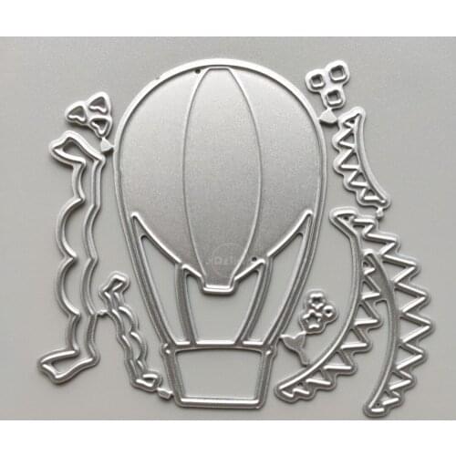2021 Hot Air Balloon Metal Cutting Dies DIY Scrapbooking Paper Photo Album Crafts Mould Cards Embossing Mold Stencils for Decor