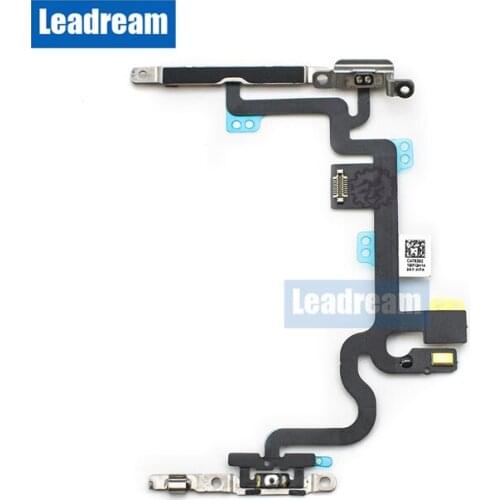 30PCS Volume Button Power Switch On Off Button Key Flex Cable for iPhone 7 Plus 8 Plus free DHL