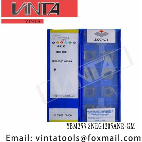 Free shipping high quality 10pcs/lots YBG205 YBC302 YBD152 YBM253 SNEG1205ANR-GM cnc carbide milling inserts