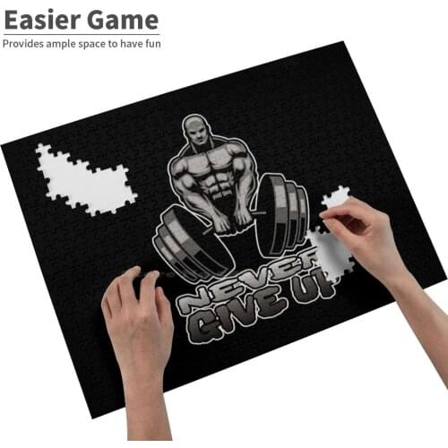 Bodybuilder Fitness Bodybuilding Gym Muscle Man Gift Jigsaw Puzzle ChildrenS Educational Toys Gift Adult Hobby Game Toy