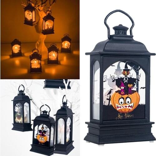 Halloween LED Castle Lanterns Children Light Up Lamp Party Accessory Decor
