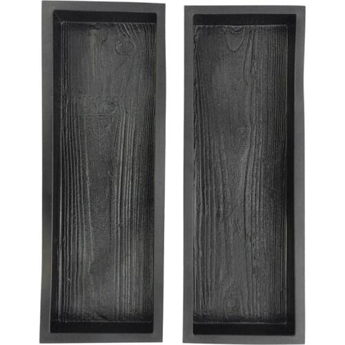 Imitation Wood Grain DIY Path Maker Paving Cement Brick Mold Stepping Pavement Road Concrete Mould Dropship