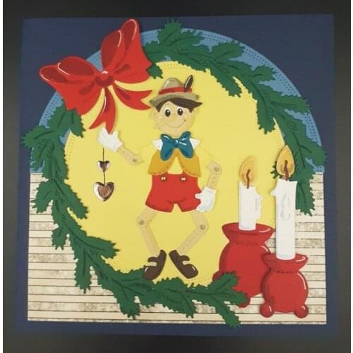 JMCRAFT 2021 New Candle Holder And Candle Metal Cutting Dies DIY Scrapbook Handmade Paper Craft Metal Steel Template Dies