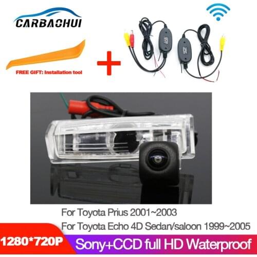 Starlight Night Vision Car Rear View Reverse Backup Camera For Toyota Prius 2001~2003 For Toyota Echo 4D Sedan/saloon 1999~2005