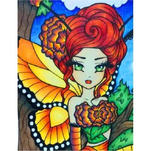 Diy Square Round Drill Diamond Painting Big Eyes 5D Diamond Art Cross Stitch Diamond Embroidery Rhinestones Woman PuzzleZP-3253