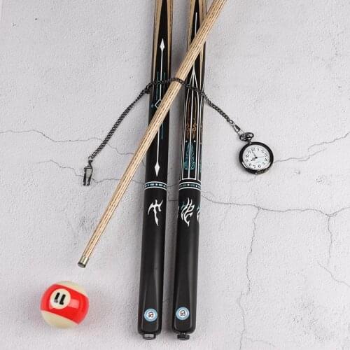 BS WuYing Small Tip Carved Inlaid Billiard Cue Integrated Manual Through Tip 10.2mm Chinese Black Eight 16 Color Ball