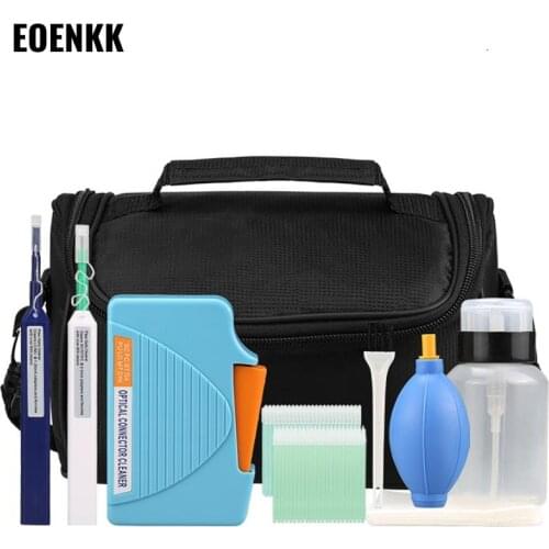 Fiber End Cleaning Tool Kit Package10set Optical Fiber Clean Pen1.25/2.5mm Optical Fiber Cleaning Box