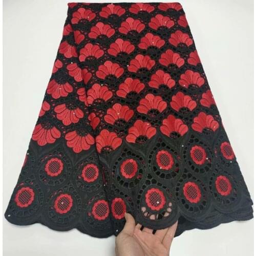 Latest Design Swiss Voile Lace In Switzerland High Quality Cotton 2.5yards Nigerian Dry Lace Fabric African French Voile Lace