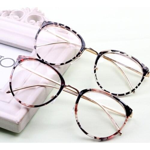 Unisex Myopia Optical Glasses Eyeglasses Frames Women Trend Metal Spectacles Clear Lenses Men Glasses Frame