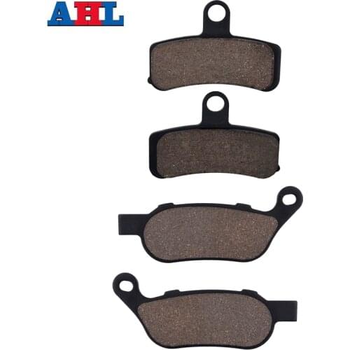 Motorcycle Front Rear Brake Pad Discs For HARLEY FLSTC Heritage FLSTSB FLS FLSTN Softail Deluxe Slim FLSTFB Fat Boy Special