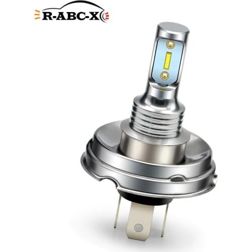 RUIANDSION 1X P26S P45T H4 Replacement LED Mini Size 1000Lm CSP Scooter Moped Headlight Motorbike Fog Lamp 10V-30V 12V 24V 6000K