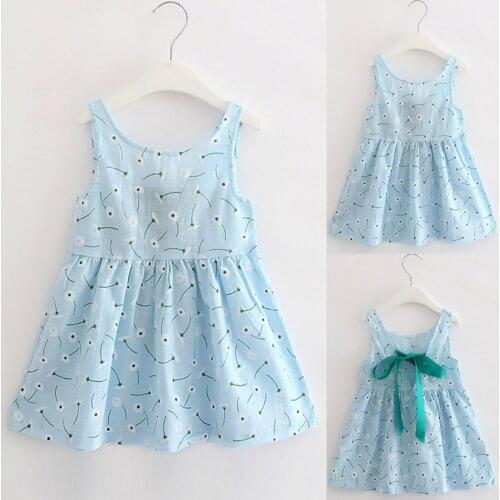 TELOTUNY Toddler Girls Dress Summer Princess Dress Kids Baby Party Wedding Sleeveless Kawaii Dresses Lol baby girl dress
