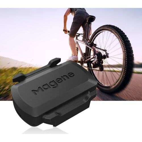 Magene S3+ Cycling Speedometer Bike Speed or Cadence Sensor Bike Computer Speed Collector Waterproof Wireless Bluetooth ANT