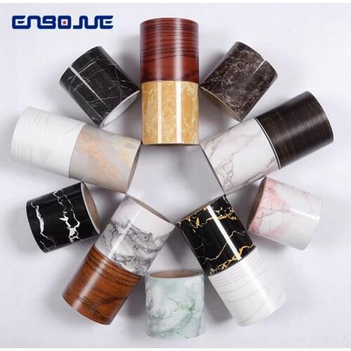 Waterproof Marble Wall Sticker Waveguide Line Tiles Stickers Bathroom Toilet Adhensive PVC Wallpaper Heat Resistance Wall Decor