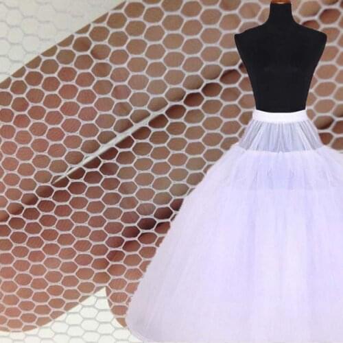 Hard Net Yarn Big Eye Hard Yarn Ballet Yarn Skirt Stiffer/Net Yarn Fabric Tutu Skirt Lining DIY