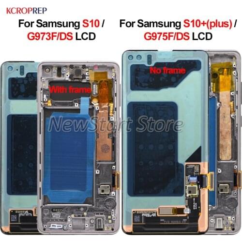 For Samsung Galaxy S10 Plus SM-G9750 G975F G975U G975N LCD Display Touch Screen Digitizer Assembly For SAMSUNG S10+ Plus LCD