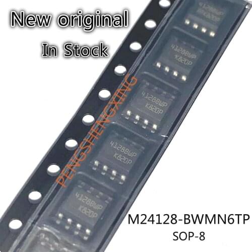 10PCS/LOT M24128-BWMN6TP M24128 4128BWP SOP8 New original spot hot sale
