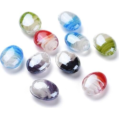 20pcs Handmade Lampwork Beads Mix Color for jewelry making DIY Bracelet Necklace Decor Accessories