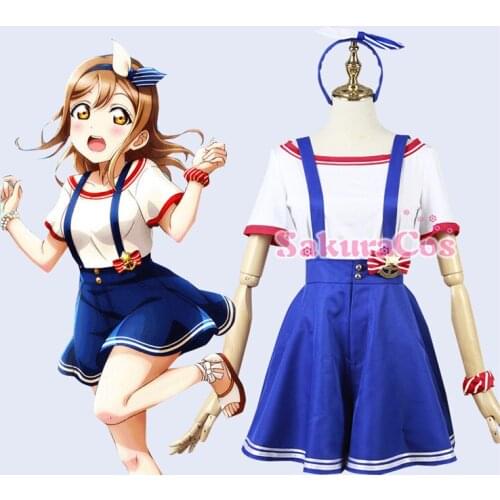 2019 LoveLive!Sunshine!! Aqours 6th anniversary not awakened Kunikida Hanamaru Dress Halloween Cospaly Costume