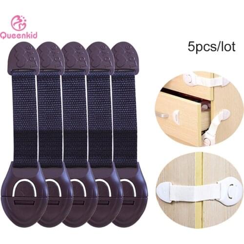 5pcs/lot Cabinet Door Drawers Refrigerator Toilet Baby Safety Locks for Kids Baby Locks for Children Kids Baby Safety Locks