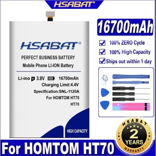 HSABAT HT70 16300mAh Battery for HOMTOM HT70 Batteries