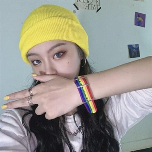 Lgbt Gays Bisexuals Transgender Rainbow Pride Bracelet Charms Pansexual Love Accessories For Women Man Girl Pulsera Jewelry Gift