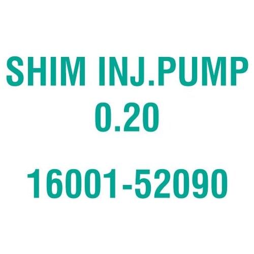 For Kubota 16001-52090 SHIM INJ.PUMP 0.20