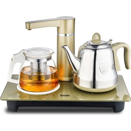 Electric kettle Electromagnetic tea furnace automatic upper water electric pump and set, make pot