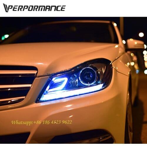 Head lamp for w204 c class c180 c260 c300 w204 headlight 2012-2014y front led