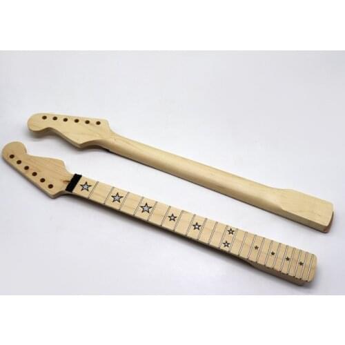 Canada Maple 22 frets Electric Guitar Neck replacement maple fingerboard ST style matte