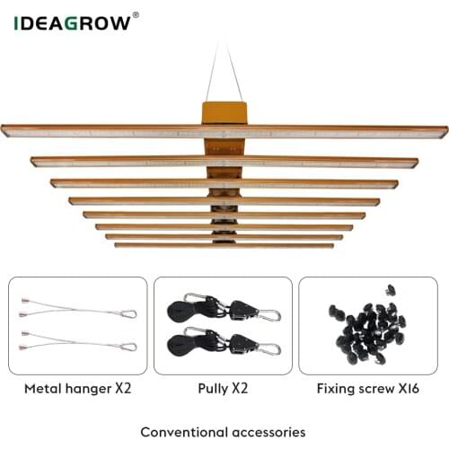 Ideagrow Indoor Hydroponic HPS 10 Lights Bar uv ir 640w 800w Cob Samsung lm301H LM301B led Grow Light Full Spectrum