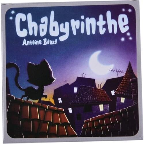 1 Set Newest Chabyrinthe Board Games Kitten Cat Cards Party Card Game Cute Gift Full English Version Home For Kids