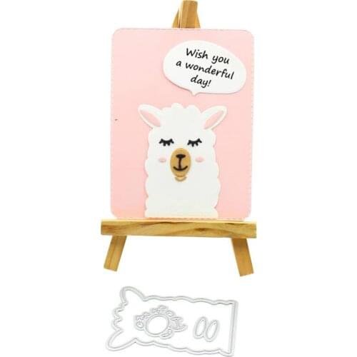 Lovely Alpaca Metal Cutting Dies Stencils for DIY Scrapbooking/photo album Decorative Embossing DIY Paper Cards