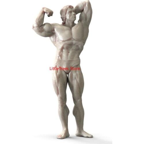 1/18 100mm Resin Model Arnold Bodybuilding 3D Print Figure Sculpture