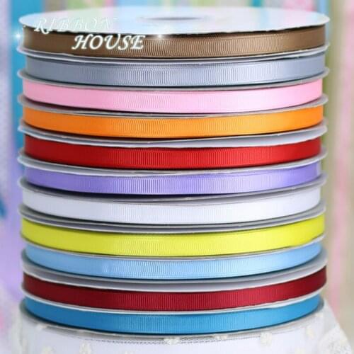 New (91 meters/roll) 3/8" 10mm Grosgrain Ribbon Handmade DIY wedding gift packaging ribbon Sewing Accessories supplies ribbon