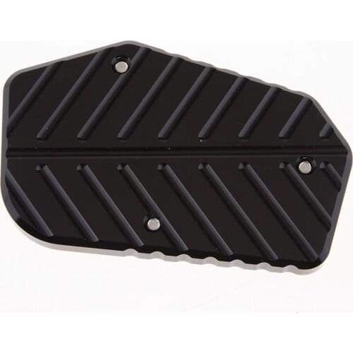 Motorcycle Kickstand Pad Plate Anti-slip Kick Stand Support Replacement for SUZUKI V-STROM1000 (Black)