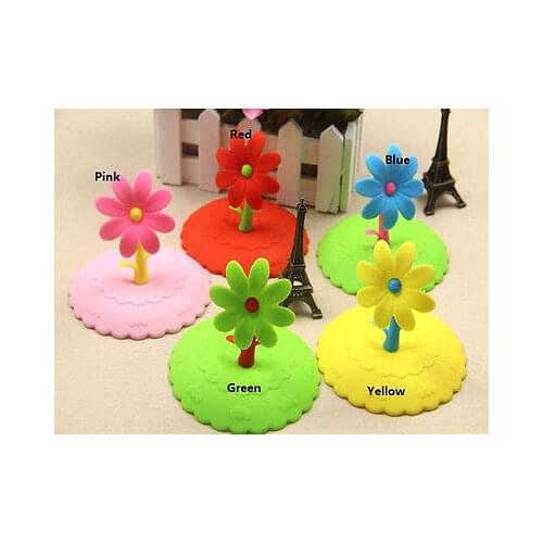 Silicone Cute Anti-dust Cup Cover Coffee Suction Seal Lid Cap