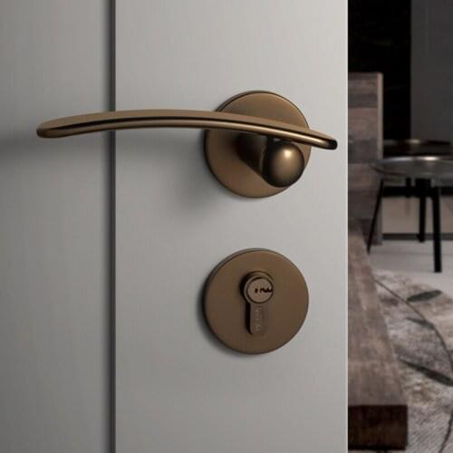 【Special Offer】 Door Handle Keyless Door Lock Bedroom/bathroom Door Handle Interior Door Lock Room Lock