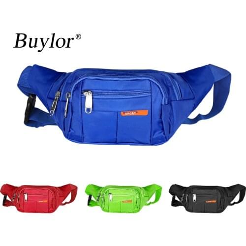 Buylor Banana Bag Belly Belt Bag Men Wiast Pack Female Casual Functional Fanny Pack Hip Bag for Outdoors Travel Running